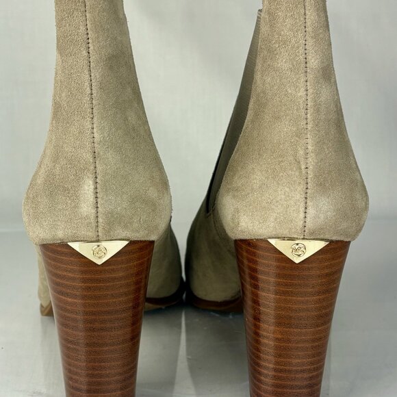 MICHAEL KORS Grey Suede Chelsea Ankle Boots sz 10 Excellent condition - Picture 9 of 11